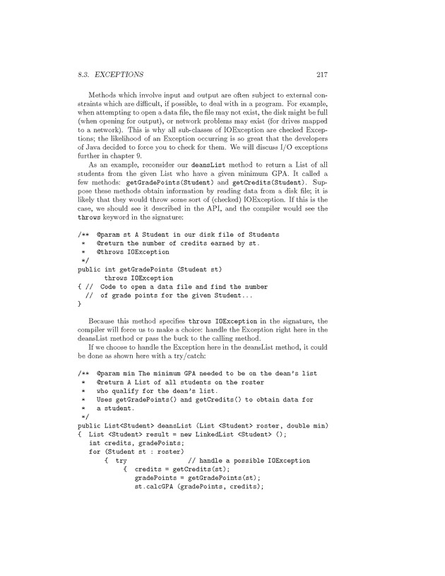 Introduction to Computer Science with Java Programming - Page 217